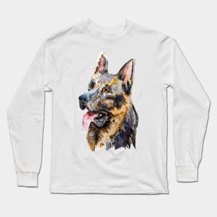 german shepherd Long Sleeve T-Shirt